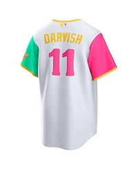 Men's Nike Yu Darvish White San Diego Padres City Connect Replica Player Jersey