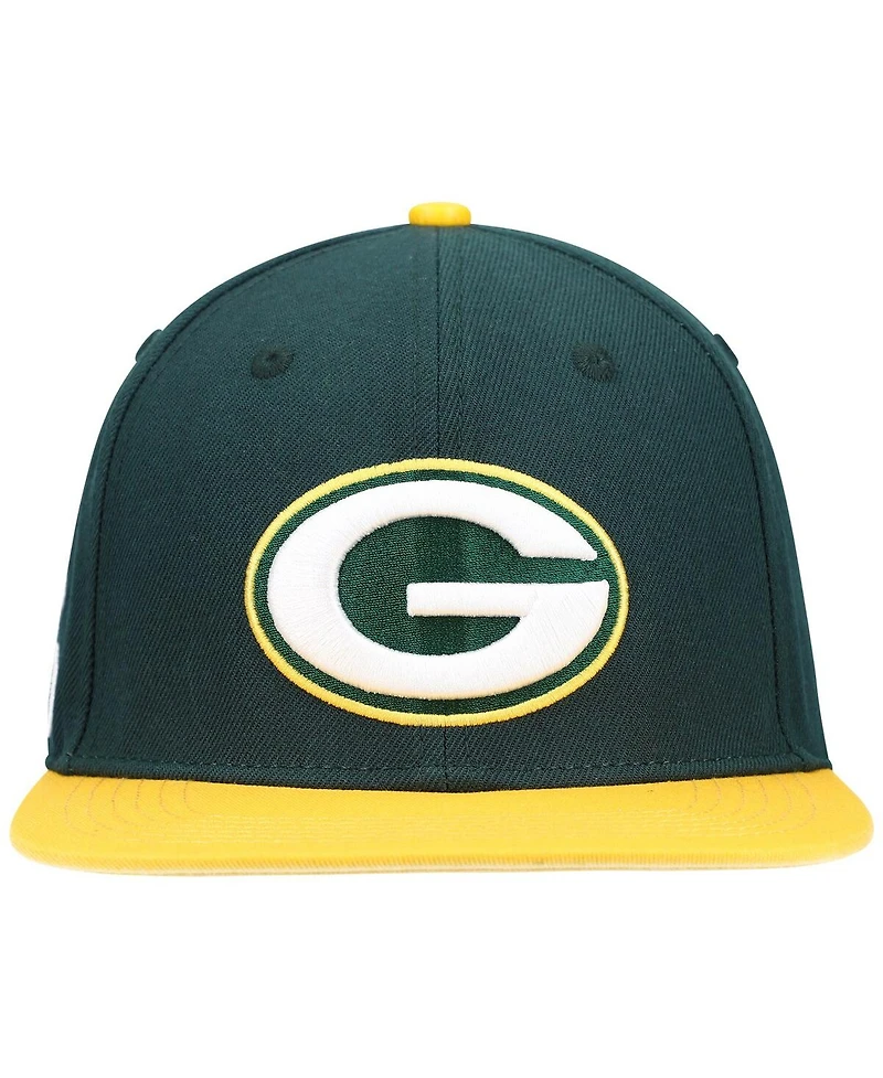 Men's Pro Standard Green, Gold Green Bay Packers 2Tone Snapback Hat