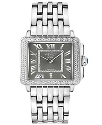 Gevril Women's Padova Swiss Quartz Silver-Tone Stainless Steel Bracelet Watch 30mm