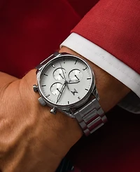 Mvmt Men's Chronograph Airhawk Stainless Steel Bracelet Watch 42mm
