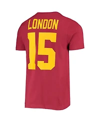 Men's Nike Drake London Cardinal Usc Trojans 2022 Nfl Draft Name and Number T-shirt