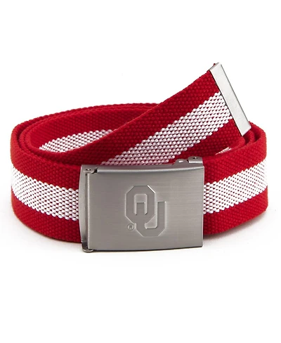 Men's Oklahoma Sooners Fabric Belt