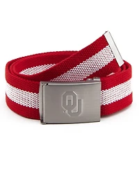 Men's Oklahoma Sooners Fabric Belt