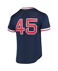 Men's Mitchell & Ness Pedro Martinez Navy Boston Red Sox 1999 Cooperstown Collection Mesh Batting Practice Jersey