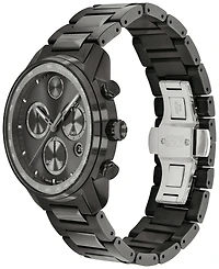 Movado Men's Bold Verso Gunmetal Ionic Plated Steel Bracelet Watch 44mm