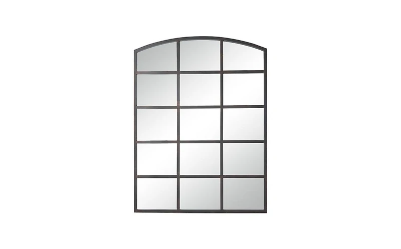 Metal Industrial Wall Mirror, 36" x 1" x 48"