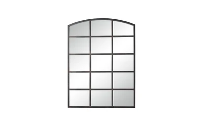 Metal Industrial Wall Mirror, 36" x 1" x 48"
