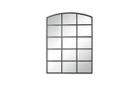 Metal Industrial Wall Mirror, 36" x 1" x 48"