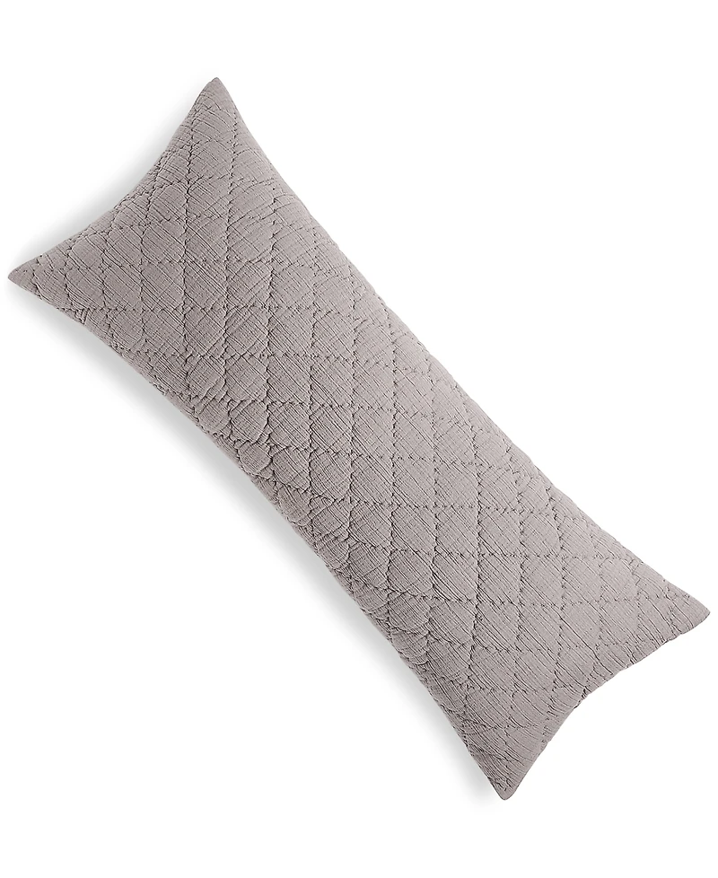 Hotel Collection Dobby Diamond Decorative Pillow, 14" x 36", Exclusively at Macy's