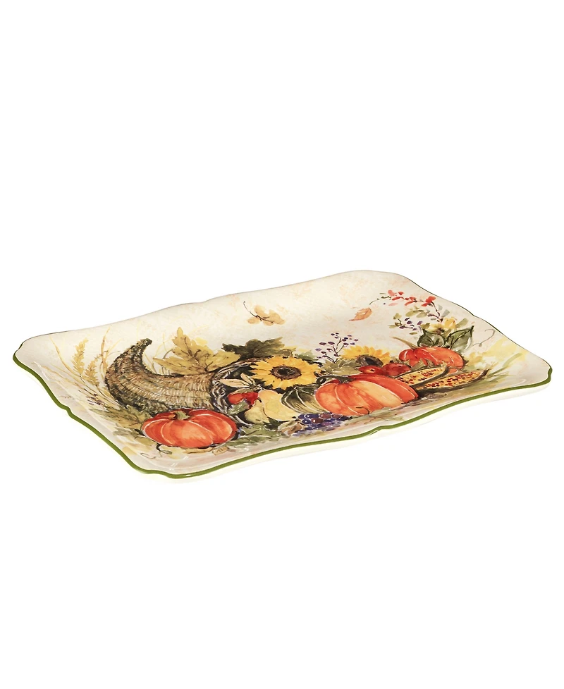 Harvest Morning Rectangular Platter