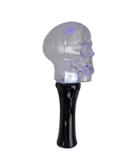 Led Transparent Multi-Function Halloween Skull Light, 9"