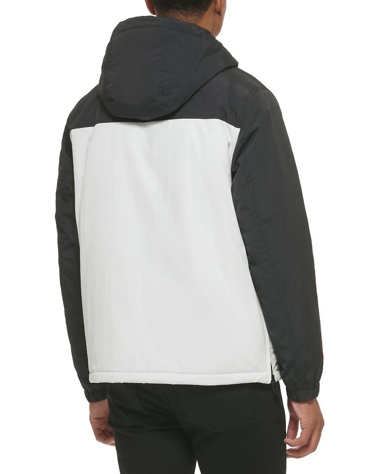 Tommy Hilfiger Men's Performance Taslan Popover Hooded Jacket