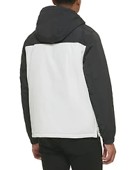 Tommy Hilfiger Men's Performance Taslan Popover Hooded Jacket