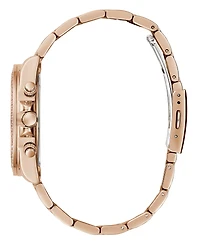 Guess Women's Quartz Rose Gold-Tone Stainless Steel Bracelet Watch 38mm