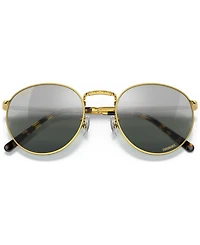 Ray-Ban Unisex Polarized Sunglasses, RB3637 New Round 50
