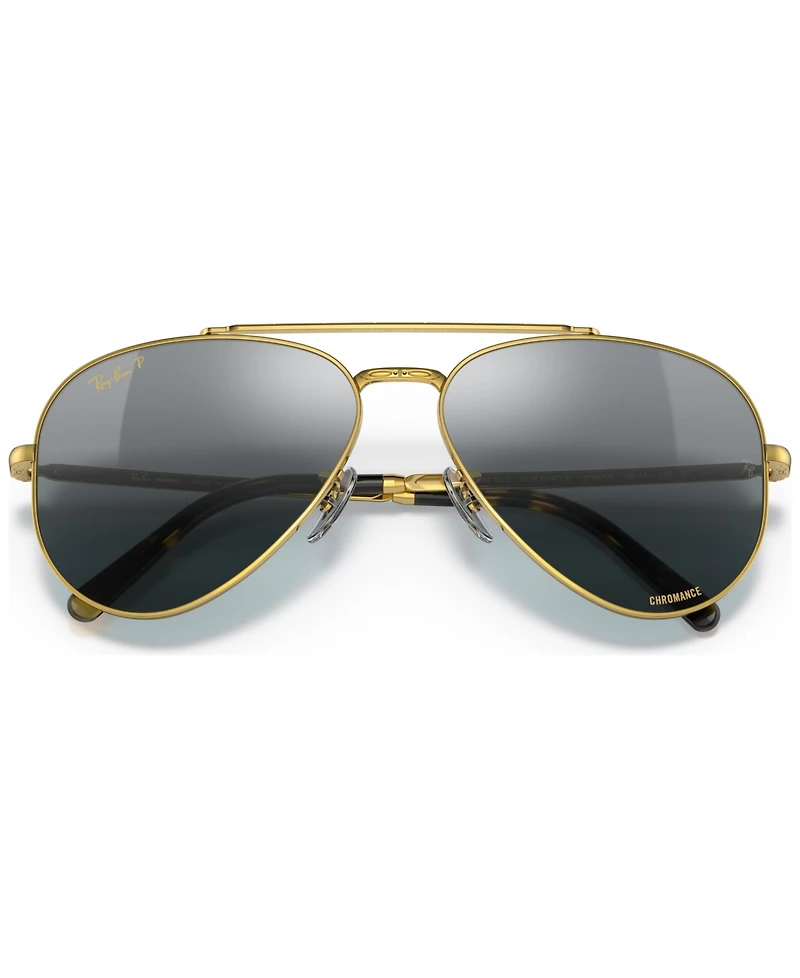 Ray-Ban Unisex Polarized Sunglasses, RB3625 New Aviator