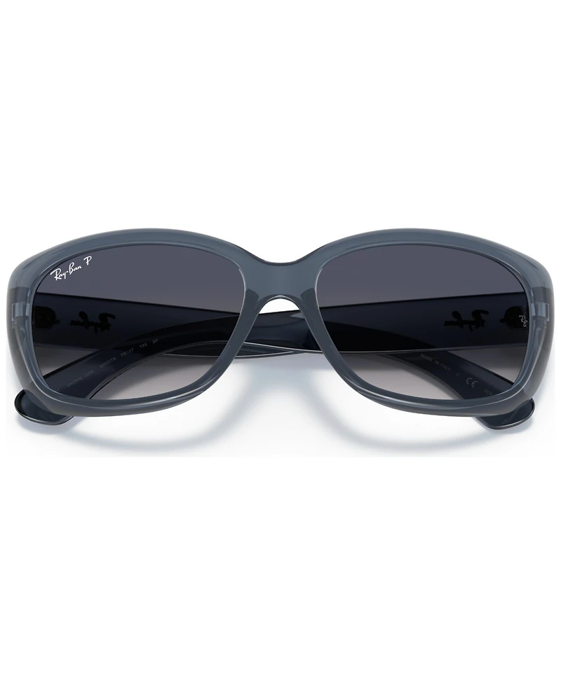 Ray-Ban Women's Polarized Sunglasses, RB4101 Jackie Ohh 58