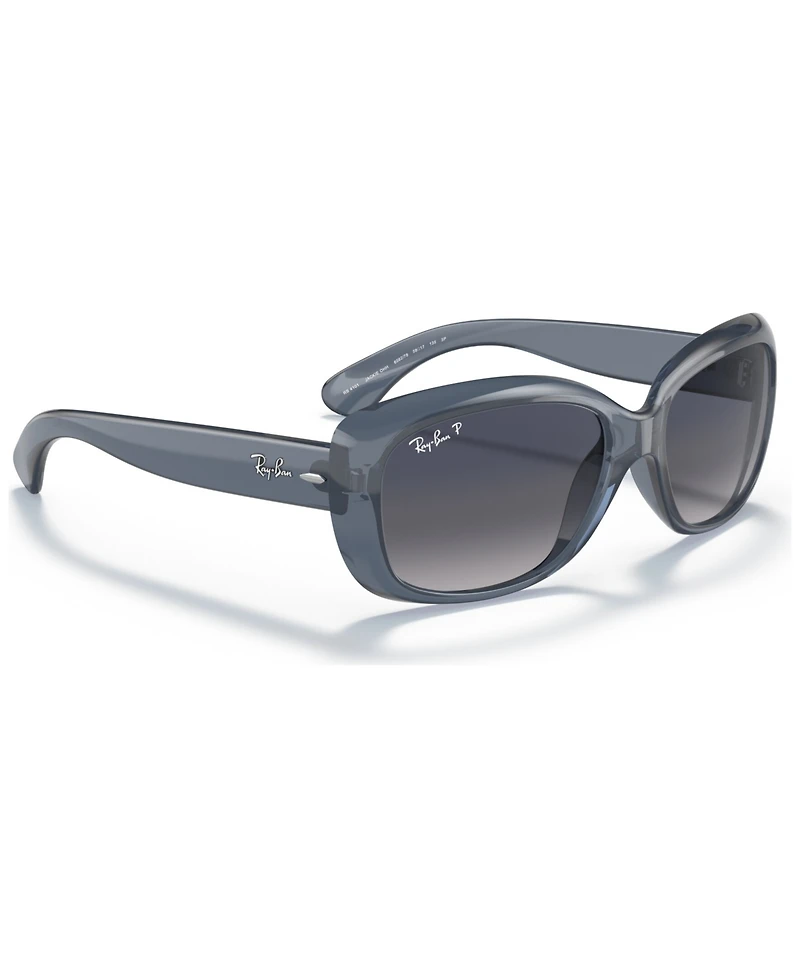 Ray-Ban Women's Polarized Sunglasses, RB4101 Jackie Ohh 58