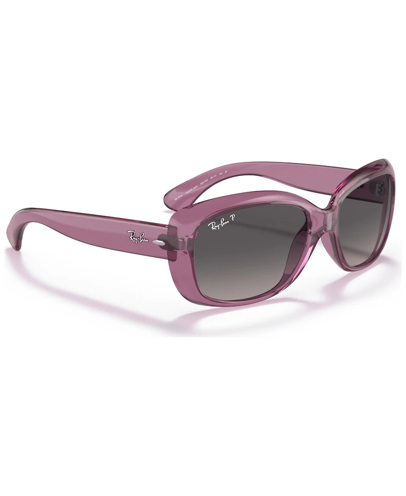 Ray-Ban Women's Polarized Sunglasses, RB4101 Jackie Ohh 58