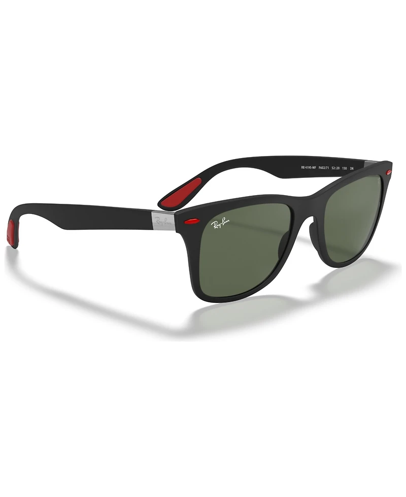 Ray-Ban Scuderia Ferrari Collection 52 Men's Low Bridge Fit Sunglasses