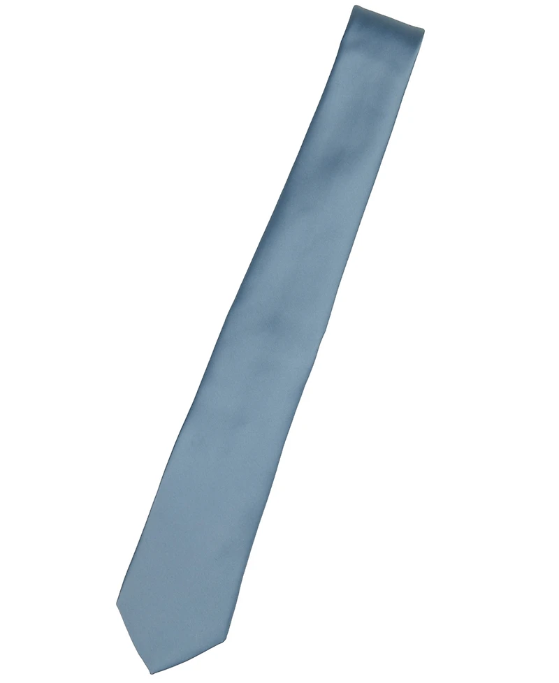ConStruct Men's Satin Solid Extra Long Tie