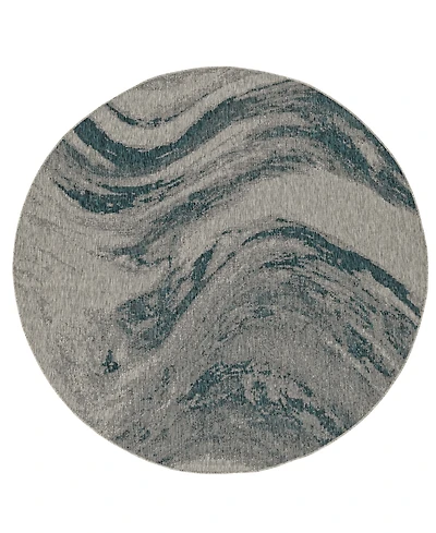 Kas Provo 5765 7'10" x 7'10" Round Outdoor Area Rug