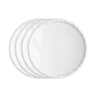 Q Squared Melamine Zen Bamboo 9" Salad Plates, Set of 4