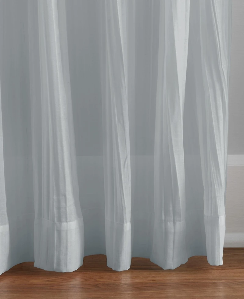 Elrene Home Fashions Jolie Semi Sheer Tab Top Window Curtain