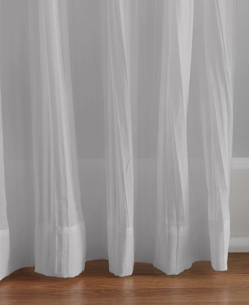 Elrene Home Fashions Jolie Semi Sheer Tab Top Window Curtain