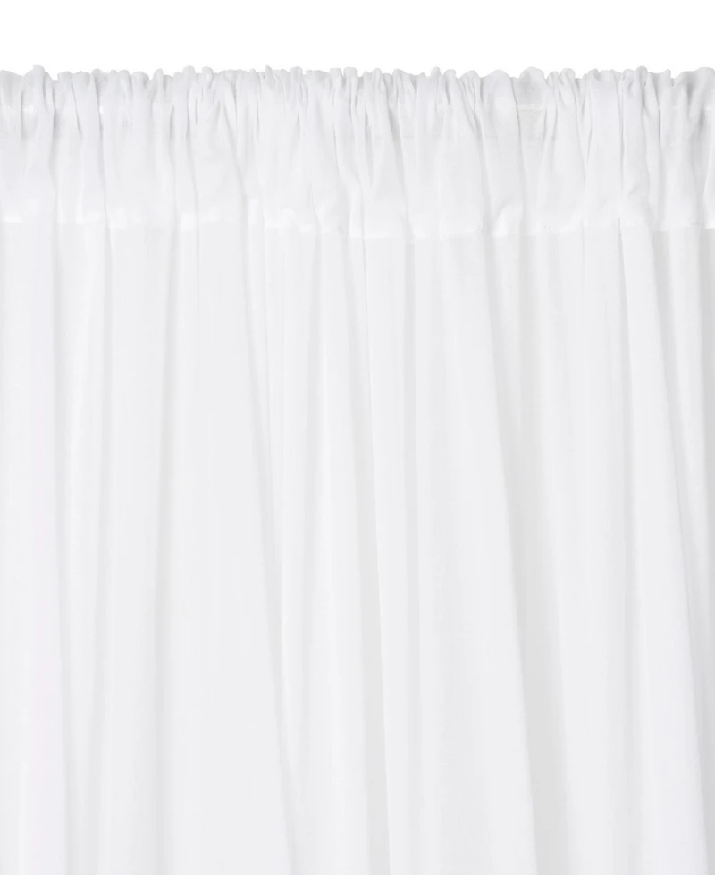 Elrene Home Fashions Bianca Semi-Sheer Window Curtain with Tassels
