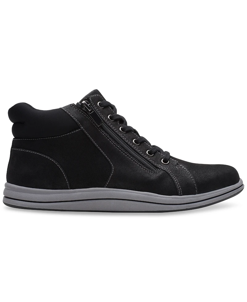 Clarks Women's Breeze Glide Lace-Up Zip Sneakers