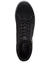 Clarks Women's Breeze Glide Lace-Up Zip Sneakers