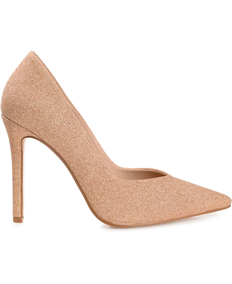 Journee Collection Women's Ninna Glitter Pumps