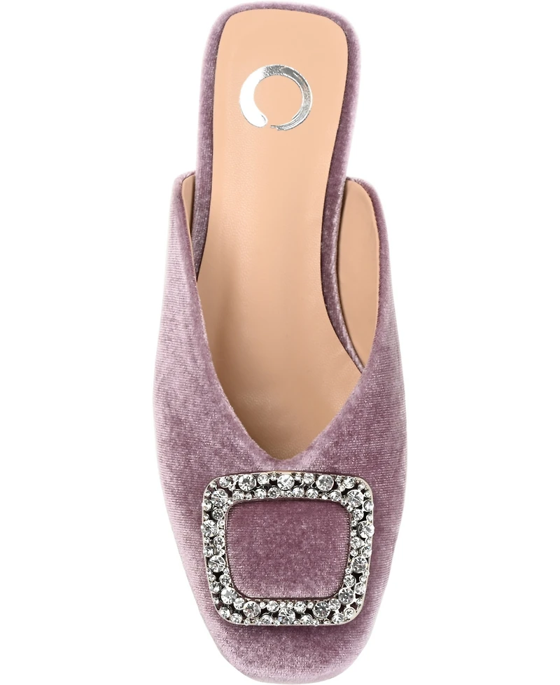 Journee Collection Women's Sonnia Velvet Mules