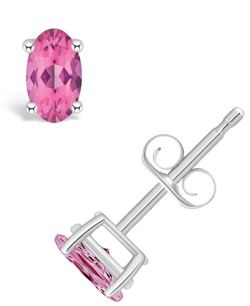 Topaz (1/2 ct. t.w.) Stud Earrings 14K White Gold or Yellow