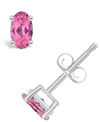 Topaz (1/2 ct. t.w.) Stud Earrings 14K White Gold or Yellow