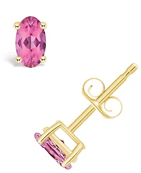 Topaz (1/2 ct. t.w.) Stud Earrings 14K White Gold or Yellow
