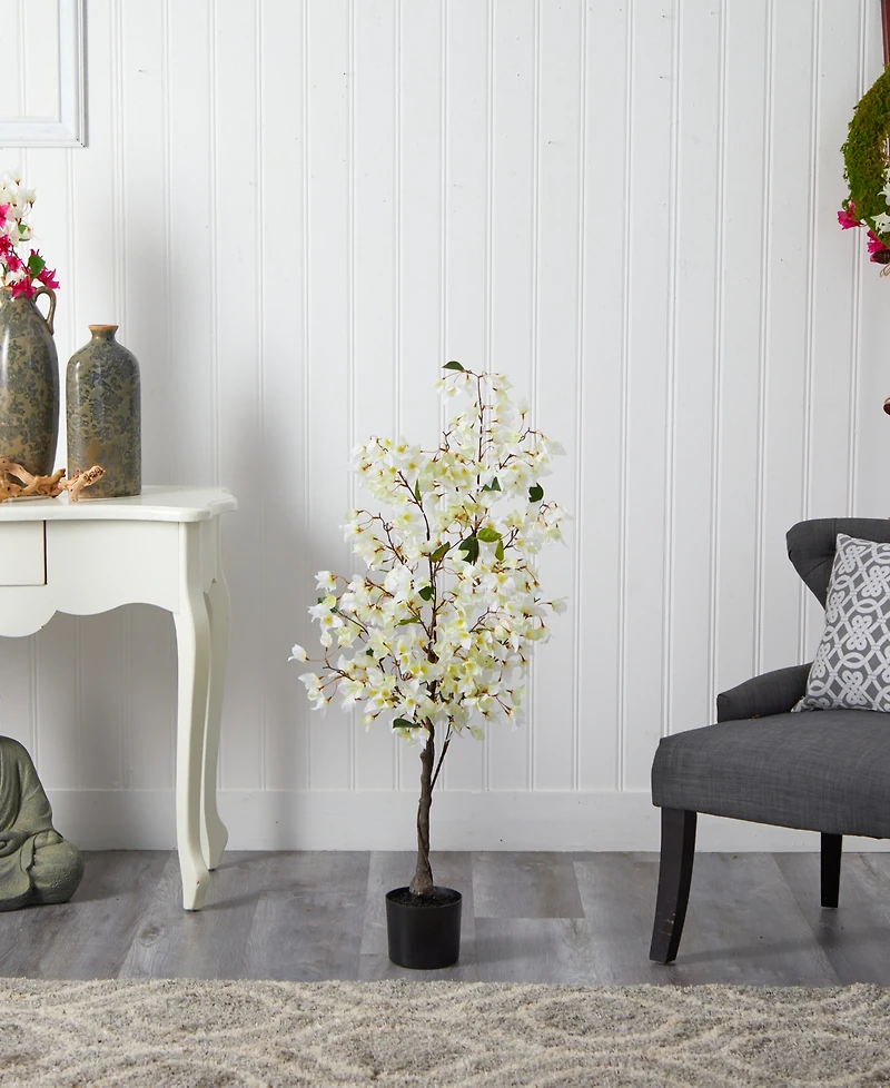 4' Bougainvillea Artificial Tree