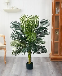 Nearly Natural 4' Golden Cane Palm Tree