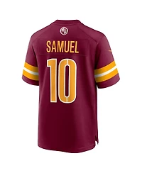 Men's Nike Curtis Samuel Burgundy Washington Commanders Game Jersey