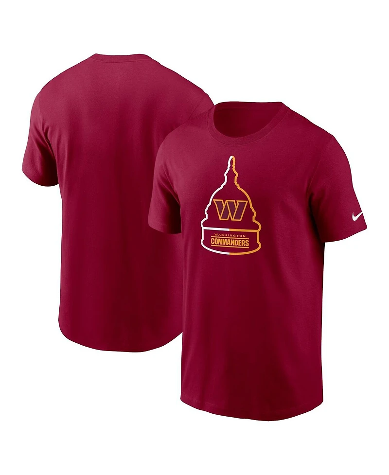 Men's Nike Burgundy Washington Commanders Essential Local Phrase T-shirt
