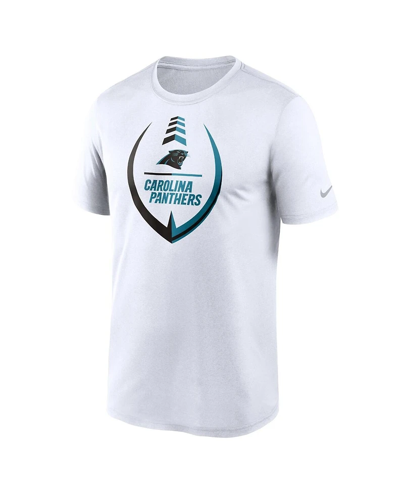 Men's Nike White Carolina Panthers Icon Legend Performance T-shirt