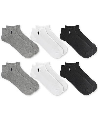 Polo Ralph Lauren Men's 6-Pack Performance Sport Low Cut Socks