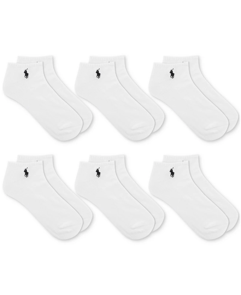 Polo Ralph Lauren Men's 6-Pack Performance Sport Low Cut Socks