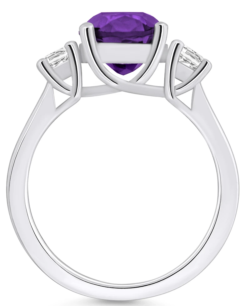 Macy's Amethyst (2 ct. t.w.) and Diamond (1/3 Ring 14K Gold