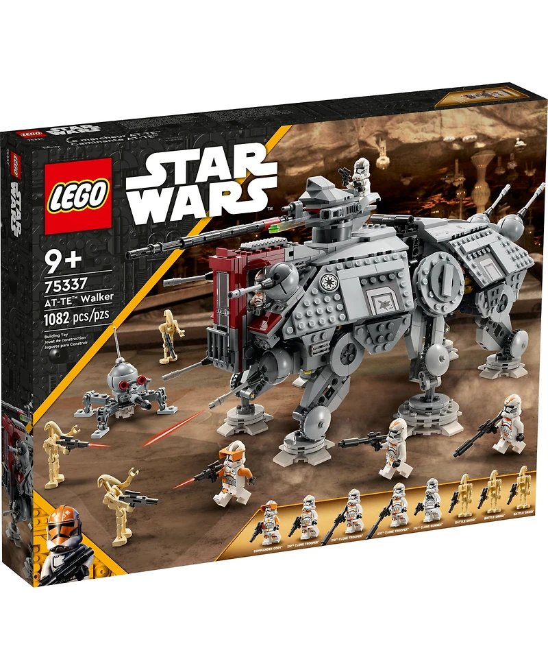 Lego Star Wars At-te Walker 75337 Toy Building Set with 5 Minifigures and 3 Droid Figures