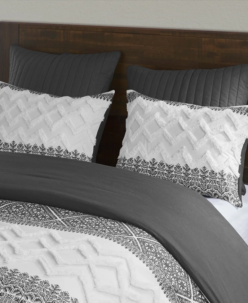 Ink+Ivy Mila Chenille 3-Pc. Comforter Set