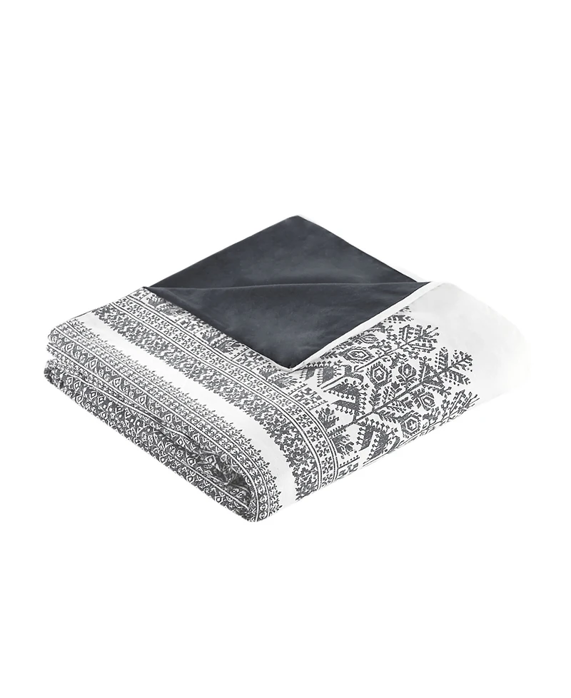 Ink+Ivy Mila Chenille 3-Pc. Duvet Cover Set