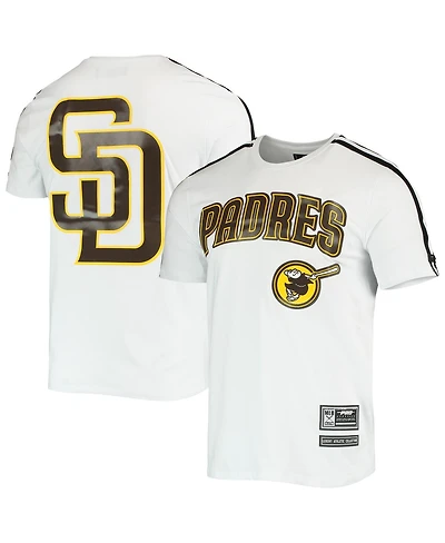 Men's Pro Standard White San Diego Padres Taping T-shirt
