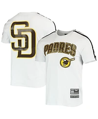 Men's Pro Standard White San Diego Padres Taping T-shirt